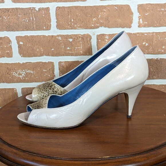 Calderone Open Toe Heels - Picture 2 of 5